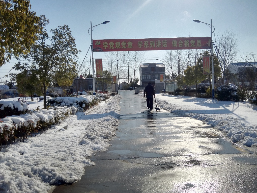 正能量网站電氣組織員工開展義務清雪活動(圖3)