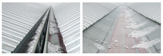 甘肅某科學技術館屋頂積雪自控溫電正能量入口帶運用案例(圖1)