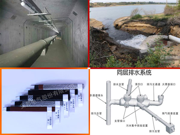 排水管道電正能量入口帶