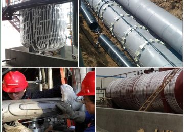 紙漿管道電正能量入口帶保溫係統