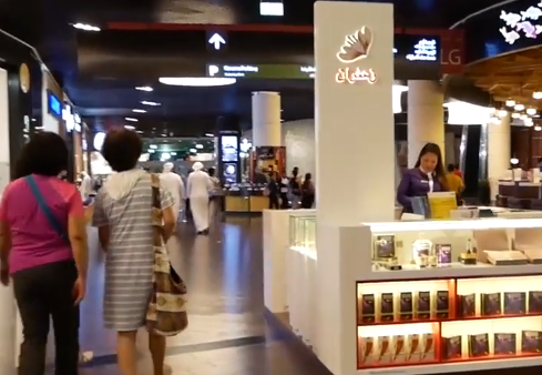 購物中心地麵使用電正能量入口帶供暖