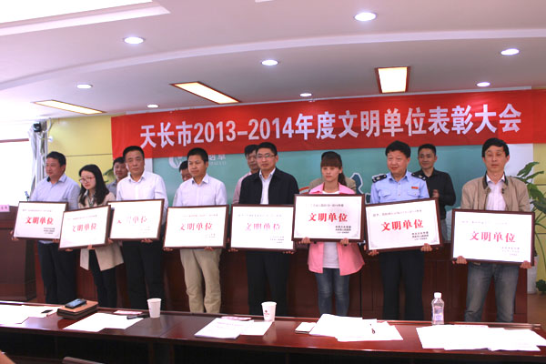 正能量网站集團電正能量入口廠家榮獲市“文明單位”稱號(圖1)