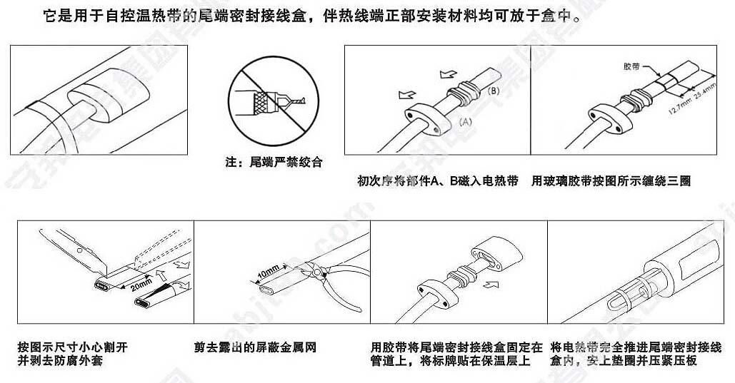 電正能量入口帶防爆尾端接線盒應該如何正確安裝(圖1)
