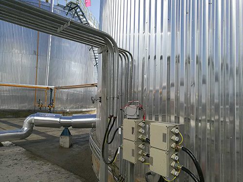 石油儲罐電正能量入口
