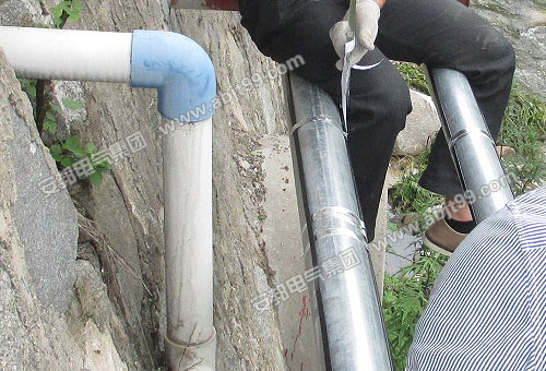 西安子午武警部隊給水和消防管道電正能量入口保溫(圖2)