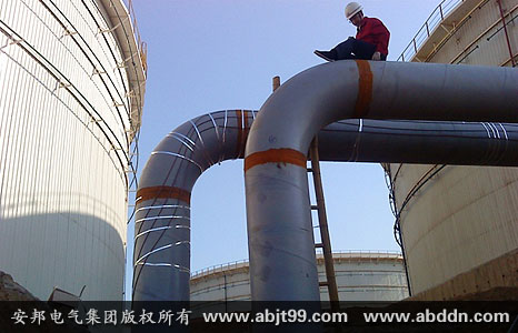 青島港石油管道電正能量入口保溫工程(圖5)