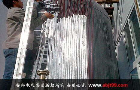 江蘇濱海化工工業園硫酸儲罐電正能量入口保溫